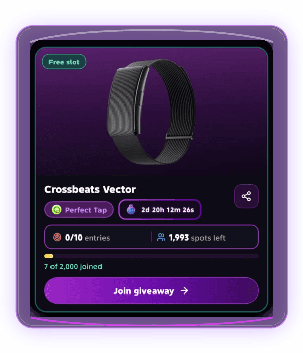 Crossbeats Vector branded campaign